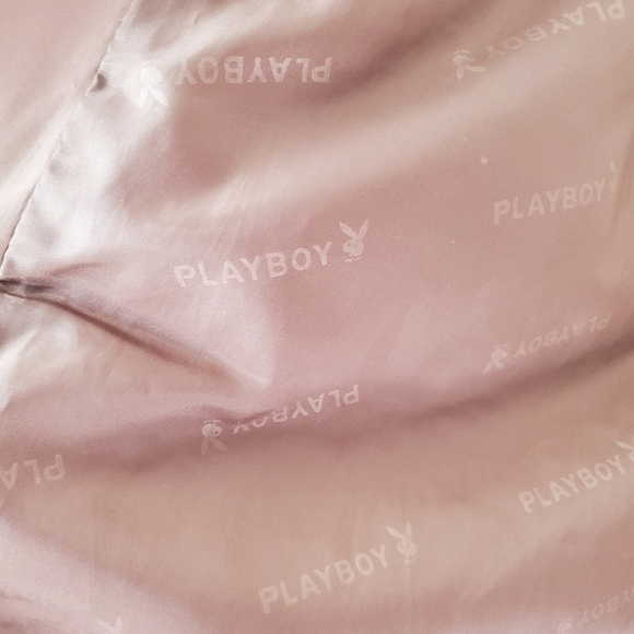 PLAYBOY brown puffer with playboy logo and playboy lining. Size 170/92a  (large) - Picture 8 of 10